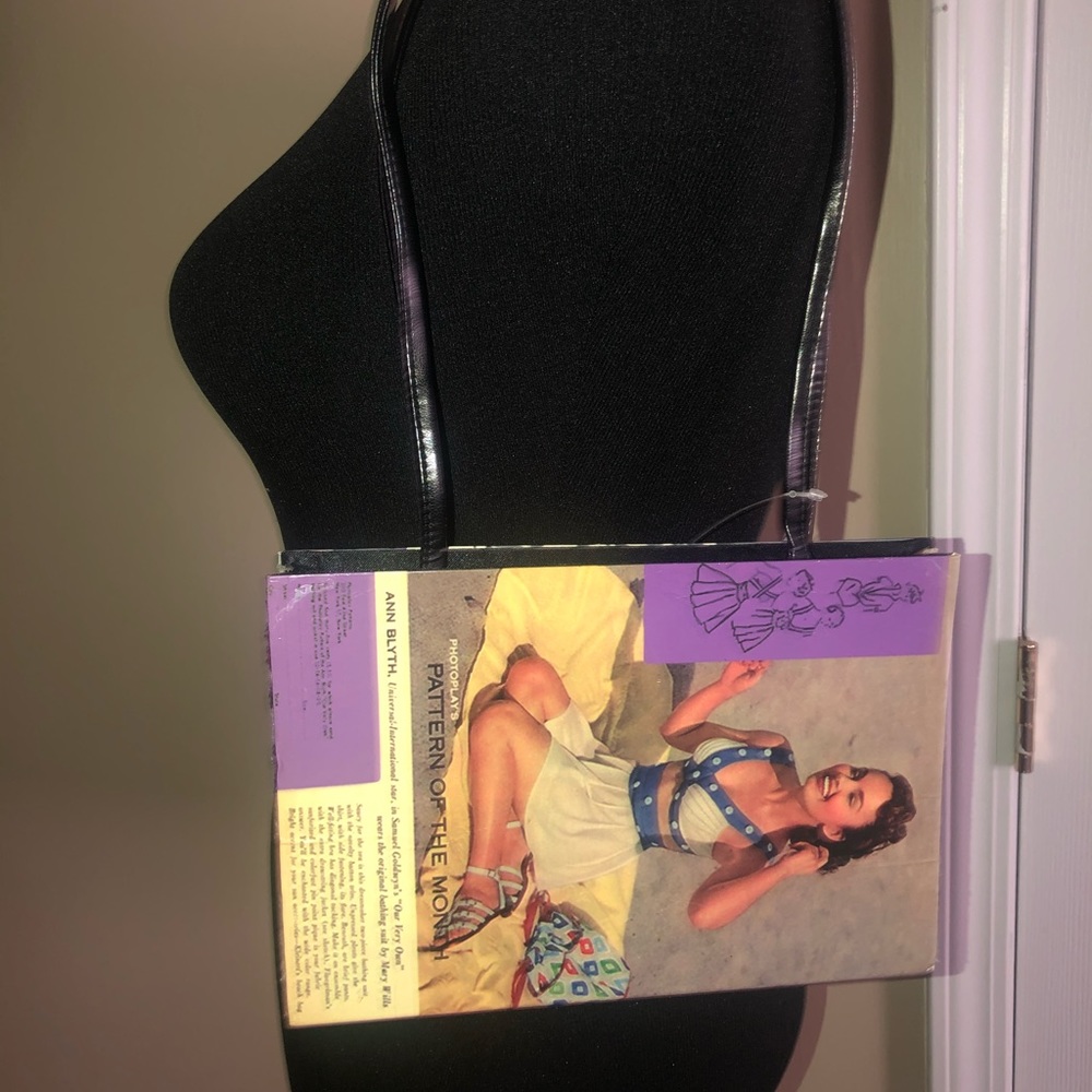 Vintage magazine cover purse
